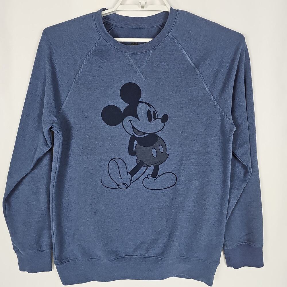 Walt Disney World Mickey Mouse Vintage Style Print, Long Sleeve T-Shirt, Size: S
